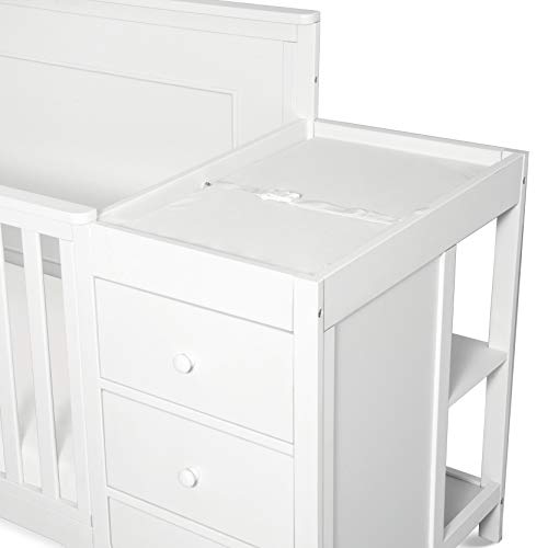 Carter's by DaVinci Dakota 4-in-1 Crib and Changer Combo in White