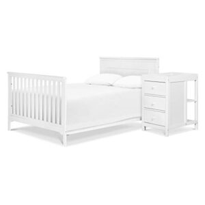 Carter's by DaVinci Dakota 4-in-1 Crib and Changer Combo in White