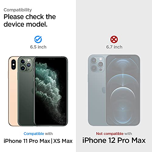 Spigen Tempered Glass Screen Protector [GlasTR EZ FIT] designed for iPhone 11 Pro Max/iPhone Xs Max [6.5 inch] [Case Friendly] - 2 Pack