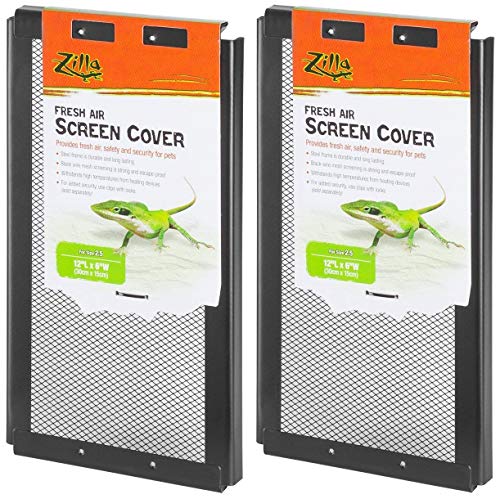Zilla 2 Pack of Fresh Air Screen Covers, 12-Inch X 6-Inch Each