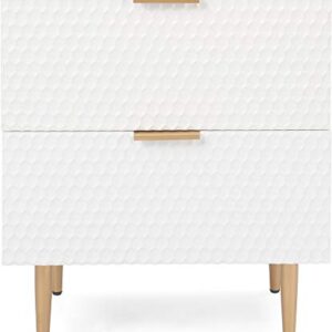 Amazon Brand – Rivet Kingston Modern Dresser 19.69"W, White