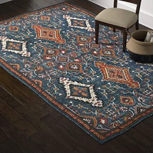 amazon brand – stone & beam southwestern vintage area rug, 7' 10" x 11', multi