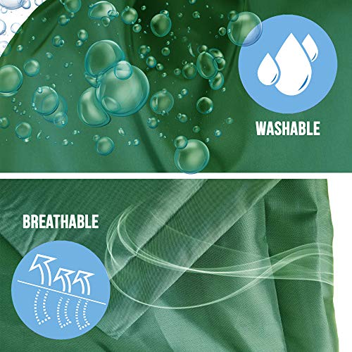 Nylon Laundry Bags Bulk 30" X 40" – Pack of 12 bags, for Heavy Duty Use, College Laundry Bags, Laundromats and Household Storage, machine washable - Made in the USA (Green)