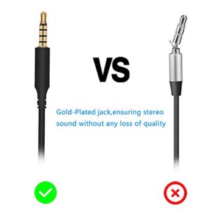 A40 Inline Mute Volume Control Cable Fit for Astro A10 and A40 Headsets, 3.5mm Audio Cord Lead Compatible with Xbox One, Play Station 4/PS4, Smartphone (Black)