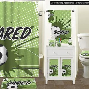 YouCustomizeIt Soccer Waste Basket - Single Sided (Black) (Personalized)