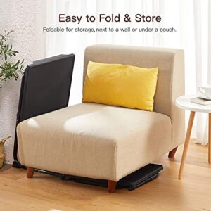 Adjustable TV Tray Table - TV Dinner Tray on Bed & Sofa, Comfortable Folding Table with 6 Height & 3 Tilt Angle Adjustments by HUANUO (2 pack)