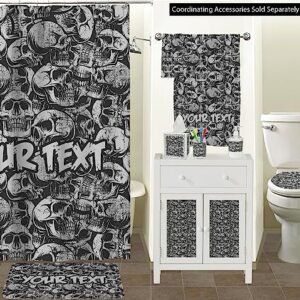 YouCustomizeIt Skulls Waste Basket - Double Sided (Black) (Personalized)