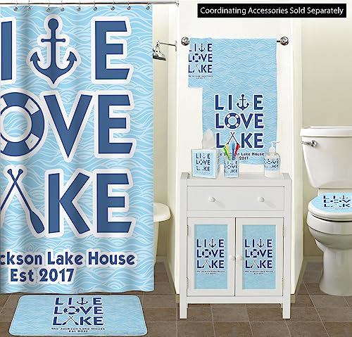 YouCustomizeIt Live Love Lake Waste Basket - Double Sided (White) (Personalized)