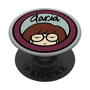 mtv daria tv show mint logo popsockets popgrip: swappable grip for phones & tablets