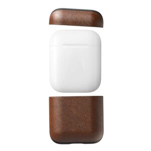 NOMAD Airpods Case | Rustic Brown Horween Leather (Does not Include airpod Charging case)