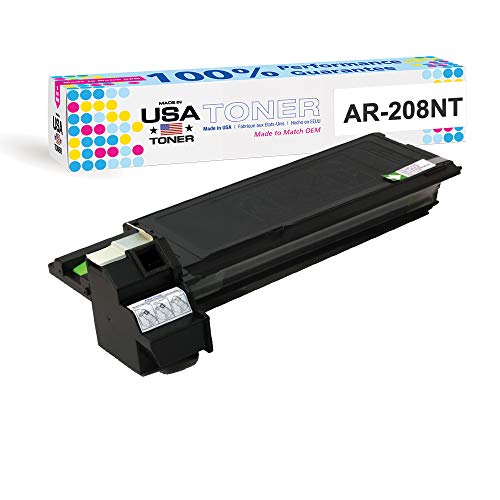 MADE IN USA TONER Compatible Replacement for use in Sharp AR 208D, AR 208S, AR-208NT (Black, 1 Cartridge)