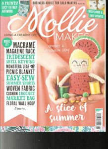 mollie makes magazine, issue,95 (please note : no any kind of free gifts or kits or pattern not include with this magazine. just the magazine only.)