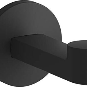 KOHLER 78378-BL Components Robe Hook, Matte Black