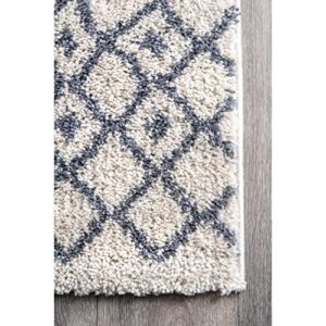 nuLOOM Barbara Moroccan Area Rug, 6' 7" x 9', Beige