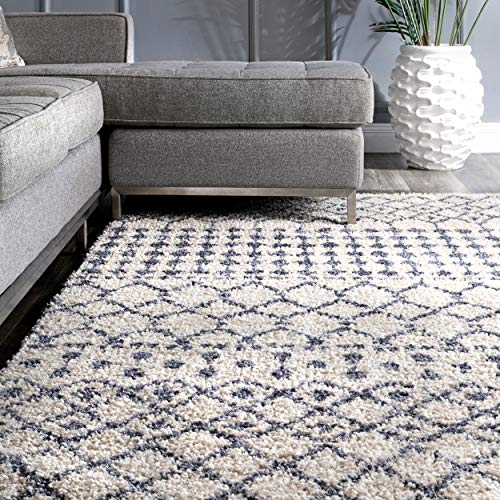 nuLOOM Barbara Moroccan Area Rug, 6' 7" x 9', Beige