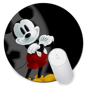 round gaming mouse pad creative custom non-slip mouse mat-best mickey mouse