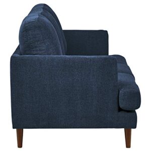 Amazon Brand – Rivet Goodwin Modern Sofa Couch, 88.6"W, Navy Blue