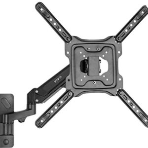 VIVO Premium Aluminum Single TV Wall Mount for 23 to 55 inch Screens, Adjustable Arm, Fits up to VESA 400x400, MOUNT-G400B