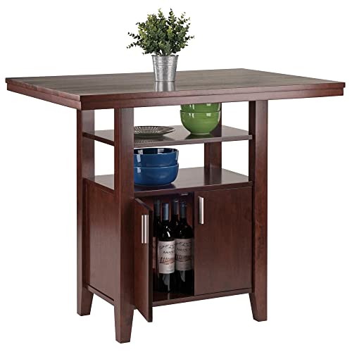 Winsome Albany High Dining Table, Walnut