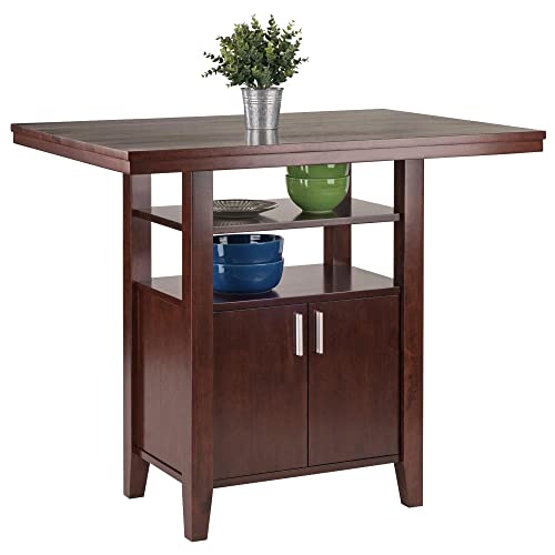 Winsome Albany High Dining Table, Walnut