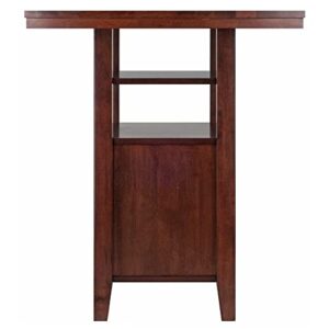 Winsome Albany High Dining Table, Walnut