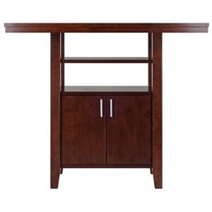 Winsome Albany High Dining Table, Walnut