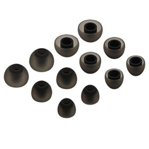 jnsa 6 pairs of silicone ear tips compatible with jay bird x4 jay bird x3 x2 x jay bird run (s/m/l) (jbsml6p)