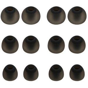 JNSA 6 Pairs of Silicone Ear Tips Compatible with Jay Bird X4 Jay Bird X3 X2 X Jay Bird Run (S/M/L) (JBSML6P)