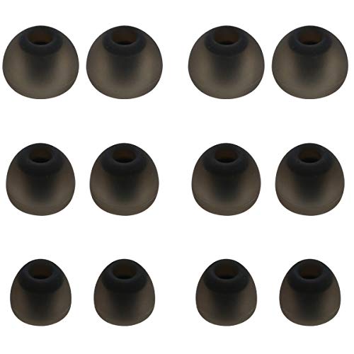 JNSA 6 Pairs of Silicone Ear Tips Compatible with Jay Bird X4 Jay Bird X3 X2 X Jay Bird Run (S/M/L) (JBSML6P)