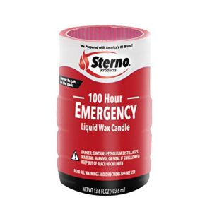 sterno liquid emergency candles,13.6 oz (pack of 4)