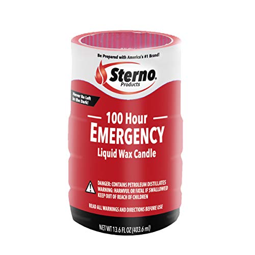 Sterno Liquid Emergency Candles,13.6 oz (Pack of 4)
