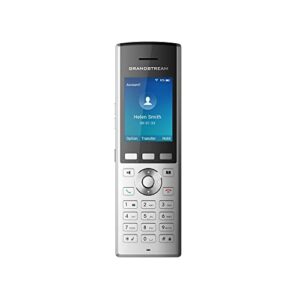 grandstream wp820 portable wi-fi phone voip phone and device, silver