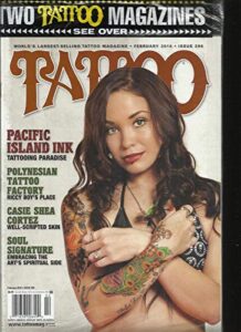 tattoo magazine two tattoo magazines. february, 2014 issue, 294 & no.7