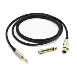 NewFantasia Replacement Audio Upgrade Cable Compatible with AKG K240, K240S, K240MK II, Q701, K702, K141, K171, K181, K271s, K271 MKII, M220, Pioneer HDJ-2000 Headphones 2meters/6.6feet