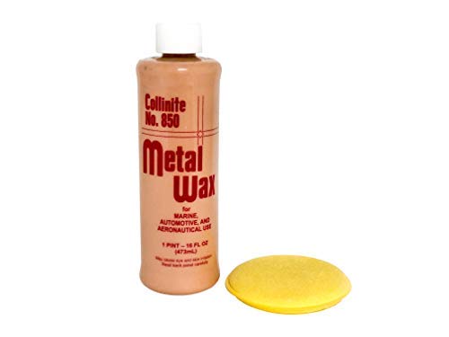 Collinite 850 Liquid Metal Wax and Applicator Pad Combo