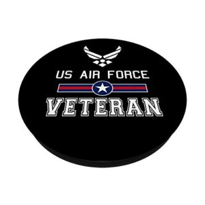 Air Force Military Veteran, Military Pride Gift Accessory PopSockets PopGrip: Swappable Grip for Phones & Tablets