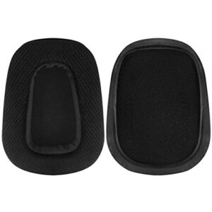 Geekria Mesh Fabric Replacement Ear Pads + Headband Compatible with Logitech G633, G635, G933, G935 Headphones Replacement Headband Pad + Ear Cushions/Cushion Pad Repair Parts (Black)