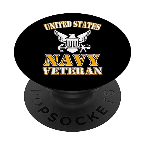 Navy Military Veteran Military Pride - Gift Accessory PopSockets PopGrip: Swappable Grip for Phones & Tablets