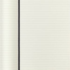 Moleskine Classic Expanded Notebook, Soft Cover, Large (5" x 8.25") Ruled/Lined, Black, 400 Pages