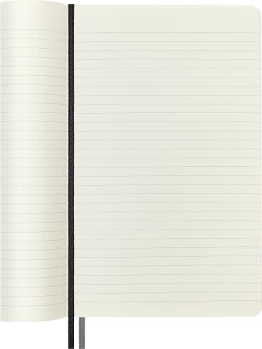 Moleskine Classic Expanded Notebook, Soft Cover, Large (5" x 8.25") Ruled/Lined, Black, 400 Pages