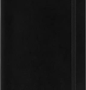 Moleskine Classic Expanded Notebook, Soft Cover, Large (5" x 8.25") Ruled/Lined, Black, 400 Pages