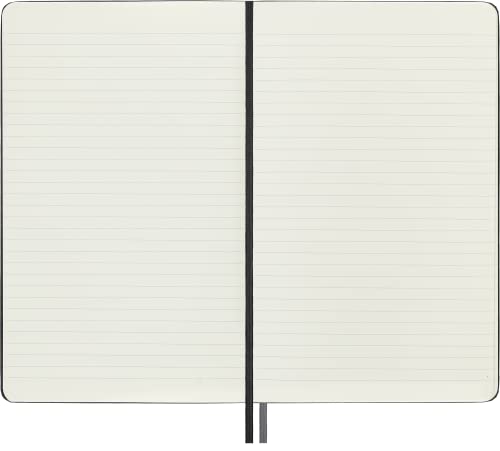 Moleskine Classic Expanded Notebook, Hard Cover, Large (5" x 8.25") Ruled/Lined, Black, 400 Pages