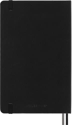 Moleskine Classic Expanded Notebook, Hard Cover, Large (5" x 8.25") Ruled/Lined, Black, 400 Pages