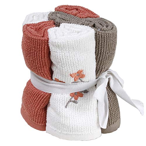 SKL Home Coral Garden Wash Cloth Set