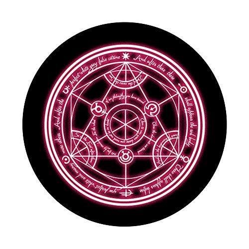 Blackcraft Human Transmutation Circle Witch Symbol PopSockets PopGrip: Swappable Grip for Phones & Tablets