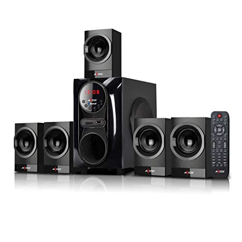 AXESS Mini Entertainment System 5.1-Channel Home Theater Speaker System Black (MSBT3911BK)