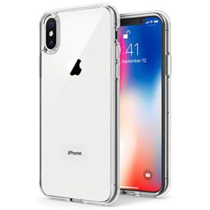 TENOC Phone Case Compatible for iPhone Xs Max, Clear Cases Slim Cute Soft TPU Cover Protective Bumper 6.5 Inch