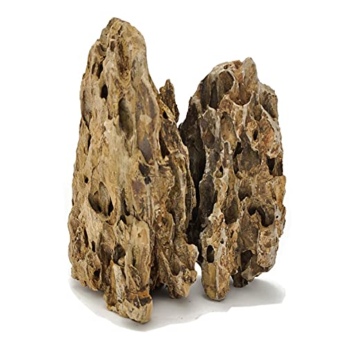 Lifegard Aquatics Aquascaping Dragon Ohko Rock 18 Lb Kit – Decorative Aquarium Rocks, Fish Tanks – 18 Lbs Kit