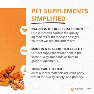 Nootie PROGILITY Advanced Skin & Coat Chews for Dogs - Supports Healthy Skin and Coat to Relieve Itchy Skin and Excessive Shedding with Krill Oil - For All Dog Sizes - 90 ct