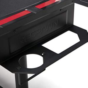 RESPAWN RSP-3010 Computer Ergonomic Height Adjustable Gaming Desk, 52.6 in, Red